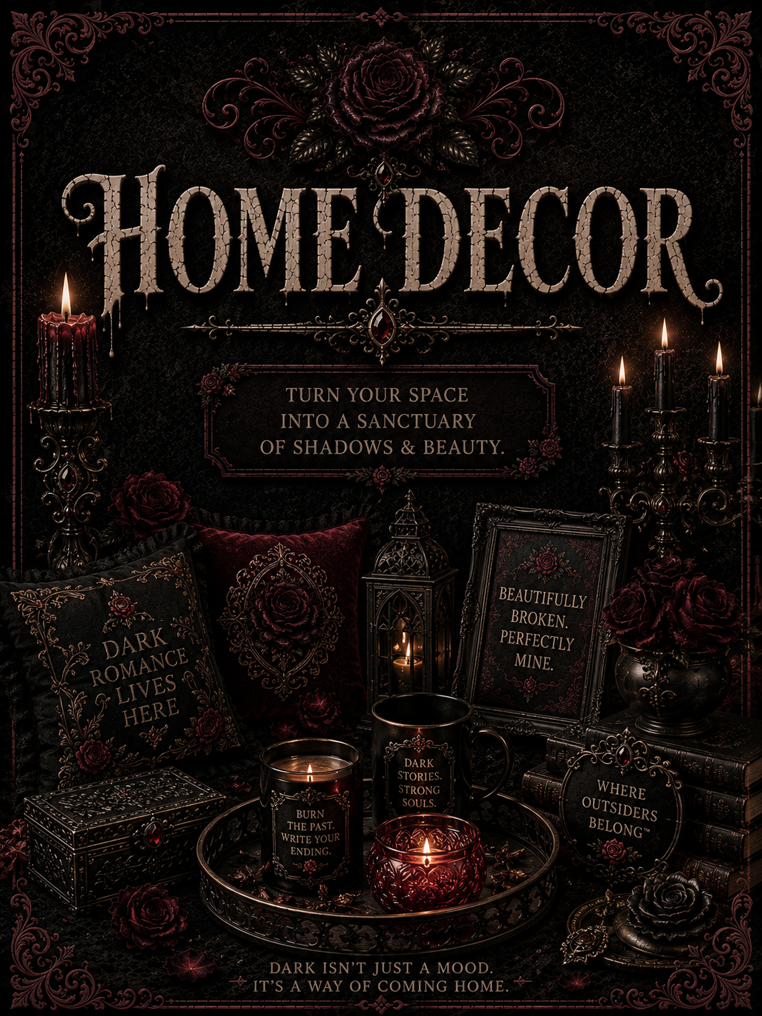 Homedecor - The Dark Rose Emporium
