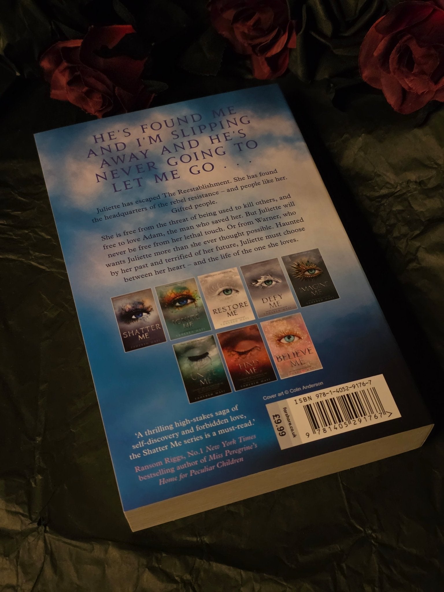 Unravel Me, by Tahereh Mafi - Book - The Dark Rose Emporium