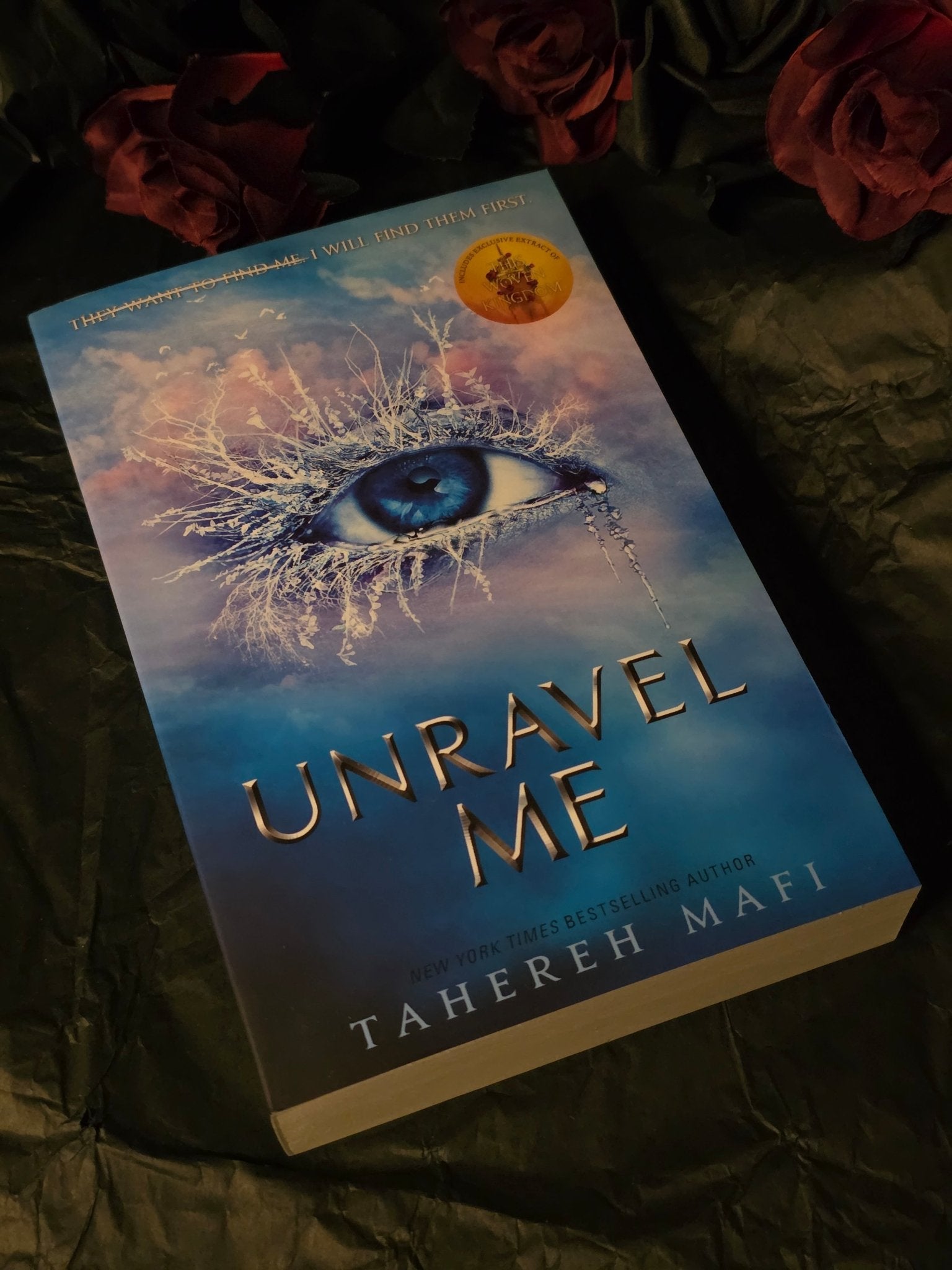 Unravel Me, by Tahereh Mafi - Book - The Dark Rose Emporium