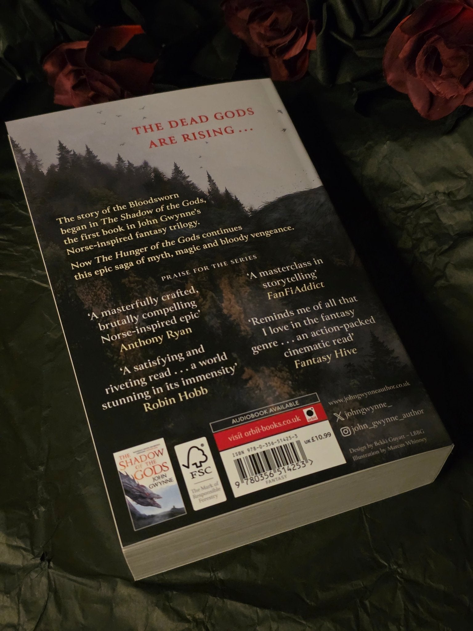 The Hunger of the Gods, by John Gwynne - Book - The Dark Rose Emporium