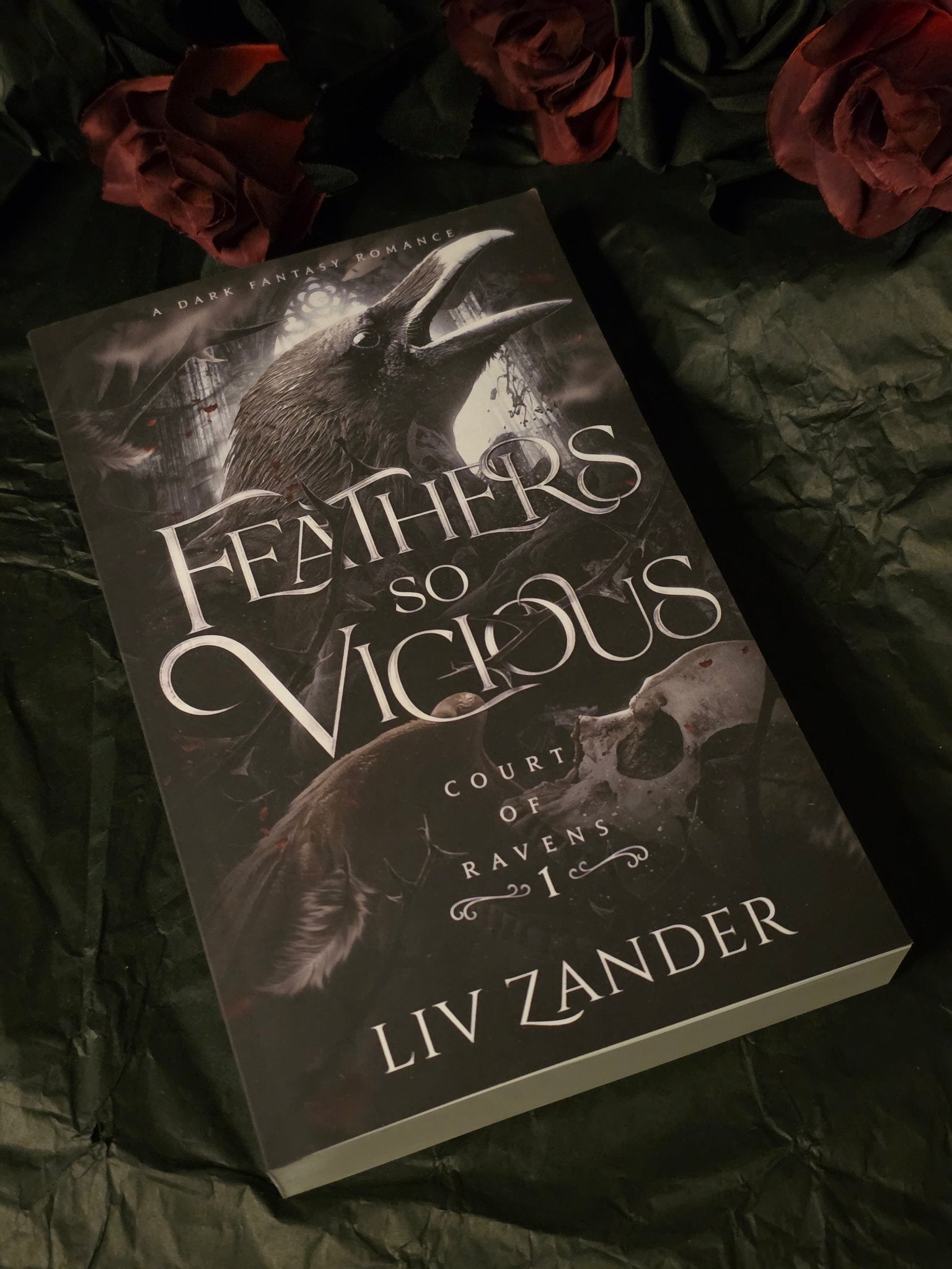 Feathers So Vicious, Liv Zander - Book - The Dark Rose Emporium