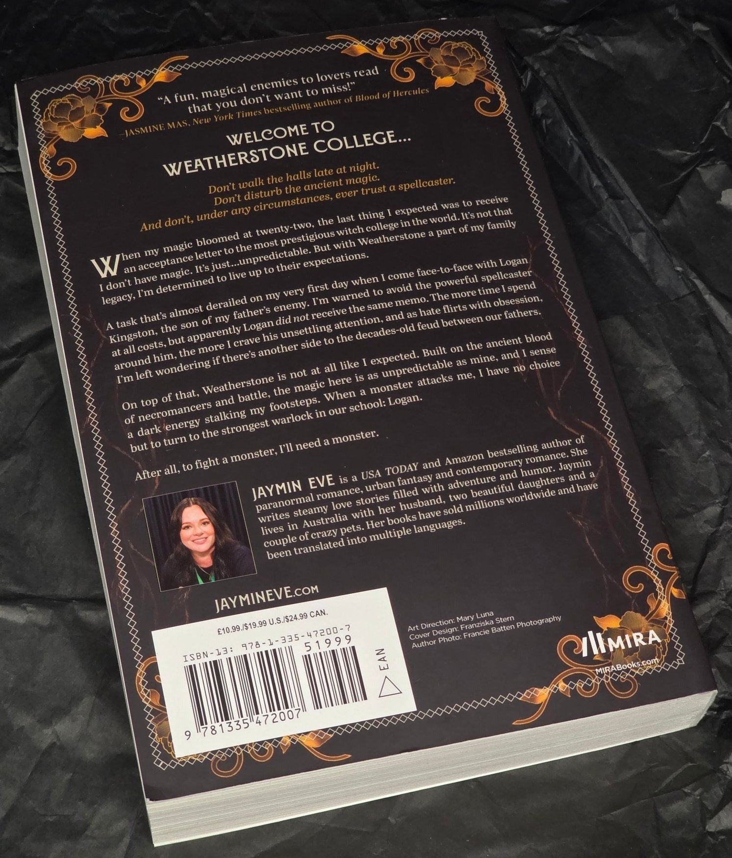 Spellcaster (Weatherstone College 1), by Jaymin Eve (softback, english edition) - Book - The Dark Rose Emporium