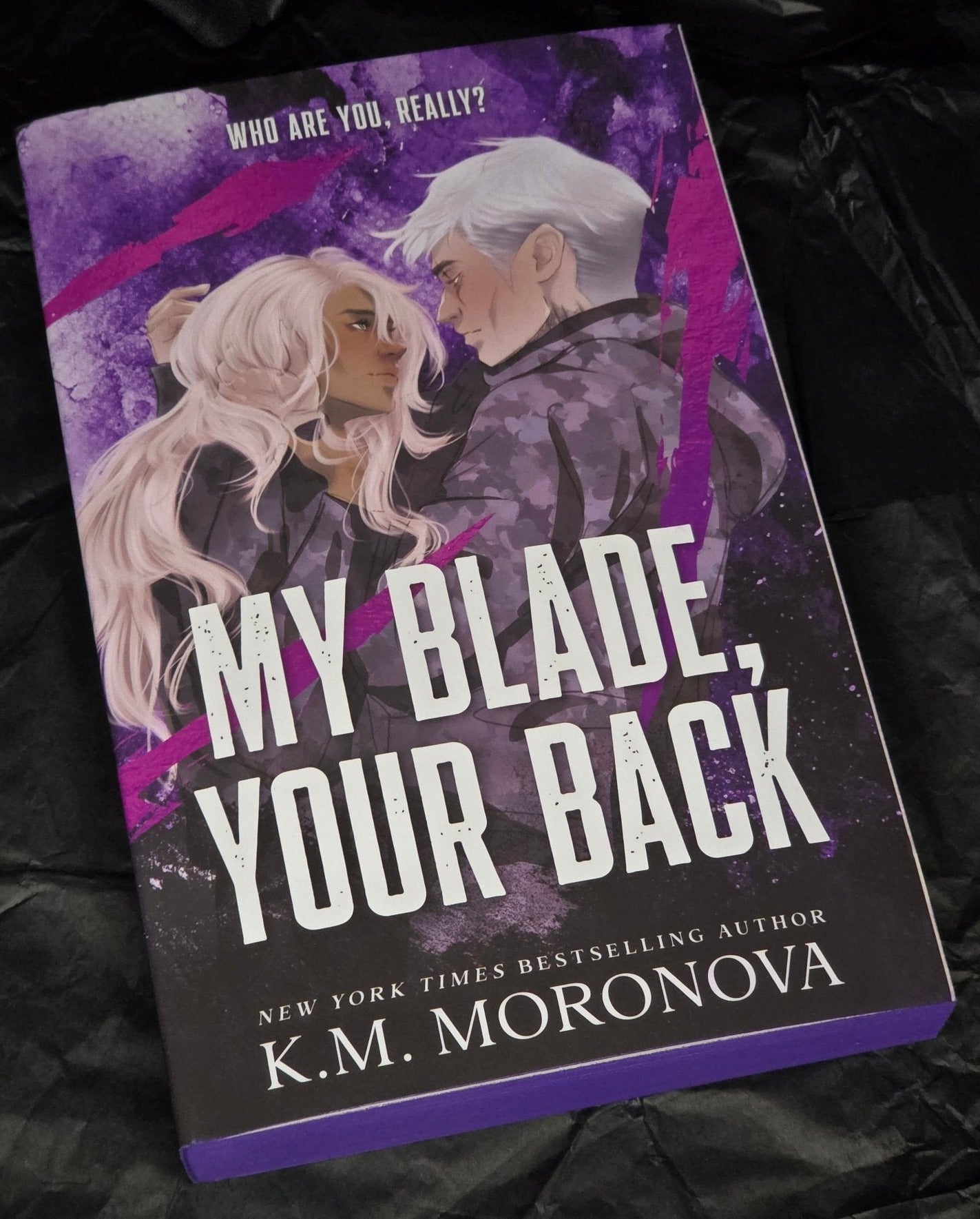 My Blade, Your Back, by K.M. Moronova (softback, english edition) - Book - The Dark Rose Emporium