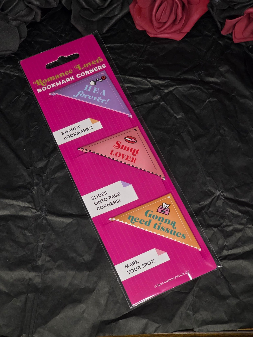 Romance Lovers Corner Bookmarks – Set of 3 - The Dark Rose Emporium