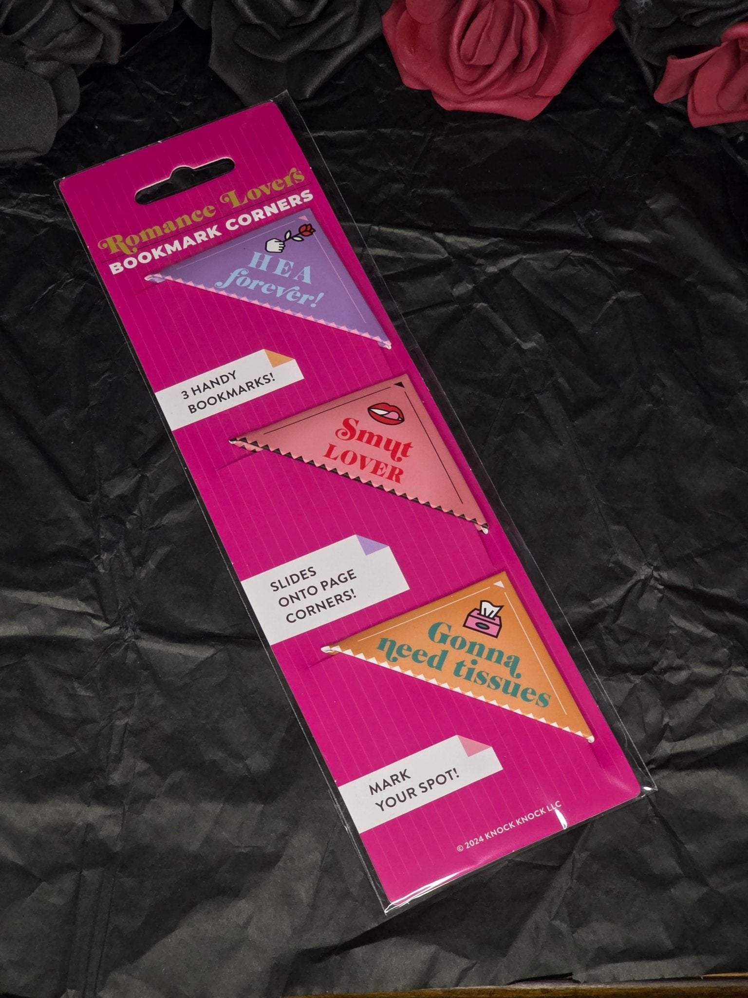 Romance Lovers Corner Bookmarks – Set of 3 - The Dark Rose Emporium