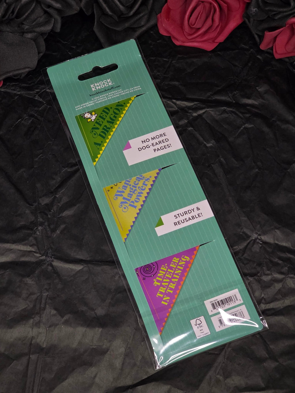 Fantasy Lovers Corner Bookmarks – Set of 3 - The Dark Rose Emporium