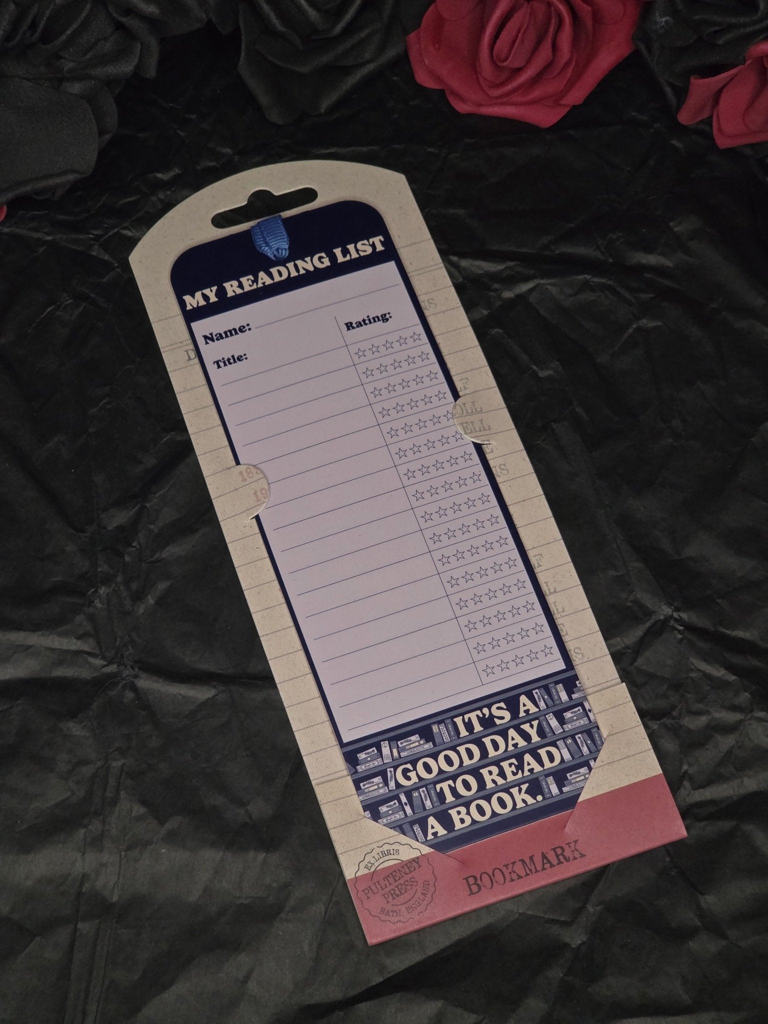 My Reading List Bookmark - The Dark Rose Emporium