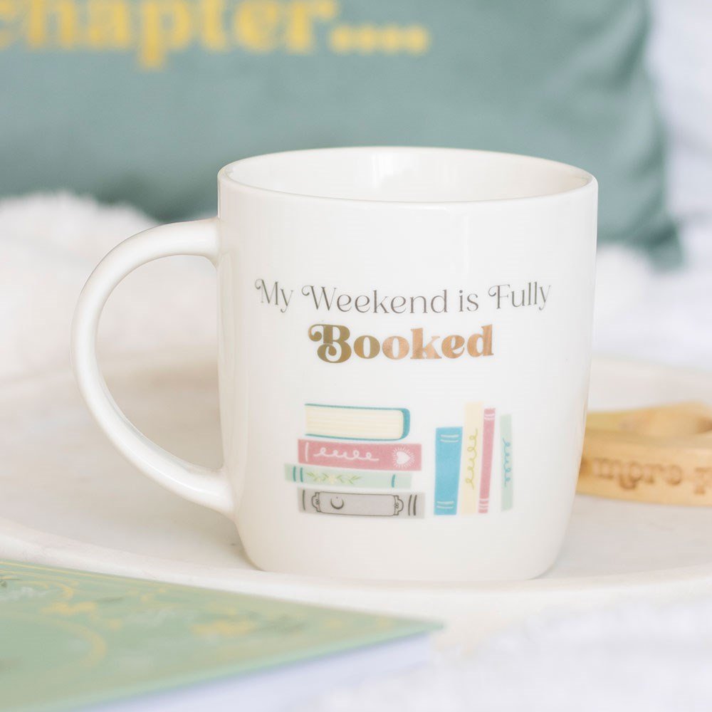 My Weekend Is Fully Booked Ceramic Mug - Mug - The Dark Rose Emporium