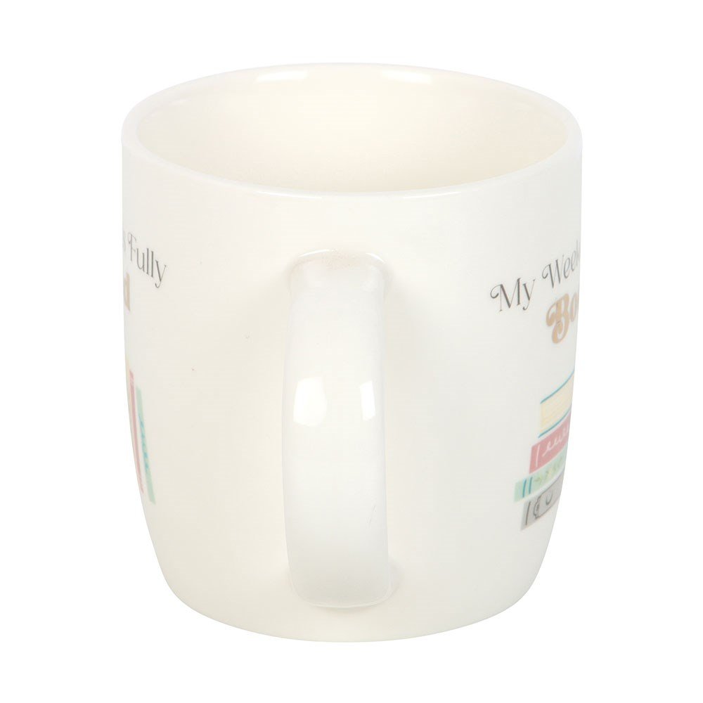 My Weekend Is Fully Booked Ceramic Mug - Mug - The Dark Rose Emporium
