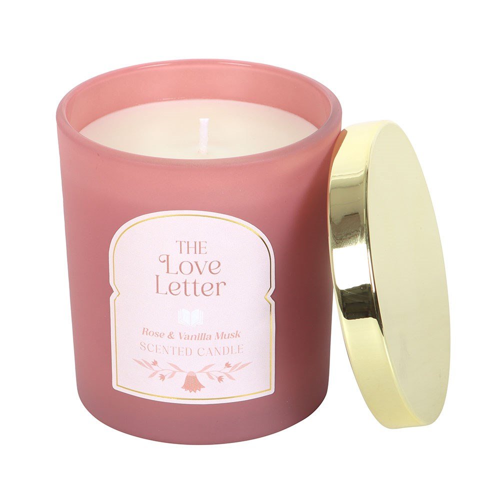 The Love Letter Rose & Vanilla Musk Candle - Candle - The Dark Rose Emporium