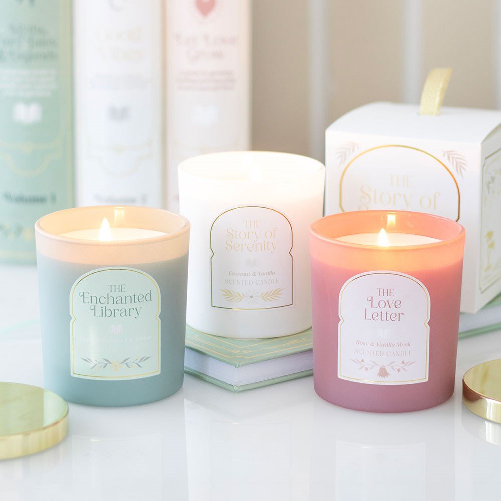 The Love Letter Rose & Vanilla Musk Candle - Candle - The Dark Rose Emporium