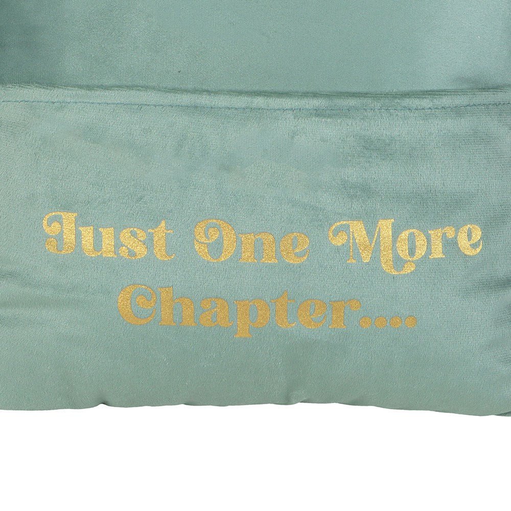 Just One More Chapter Cushion with Book Pocket - Cushion - The Dark Rose Emporium