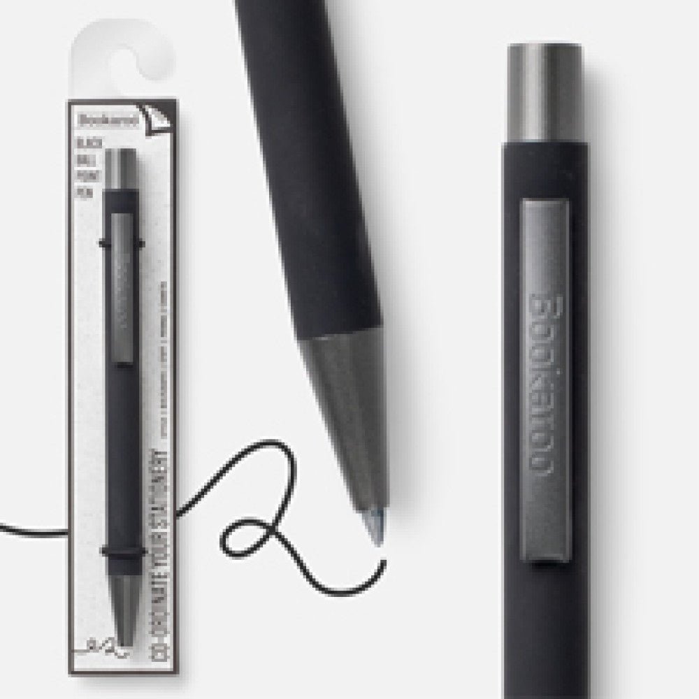 Bookaroo Pen – Black - Stationery - The Dark Rose Emporium