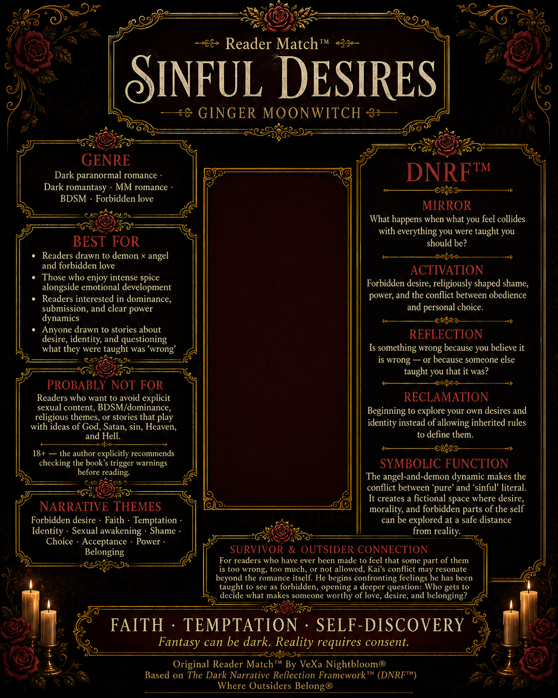 Sinful Desires, by Ginger Moonwitch (softback, english edition) - Book - The Dark Rose Emporium
