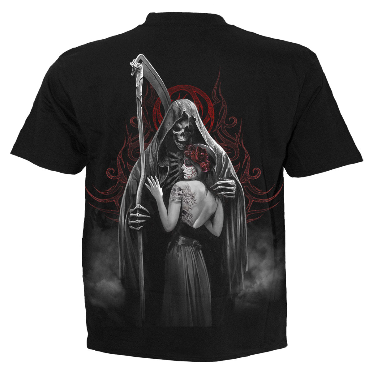 Dead Kiss Unisex T-shirt - T-shirt - The Dark Rose Emporium