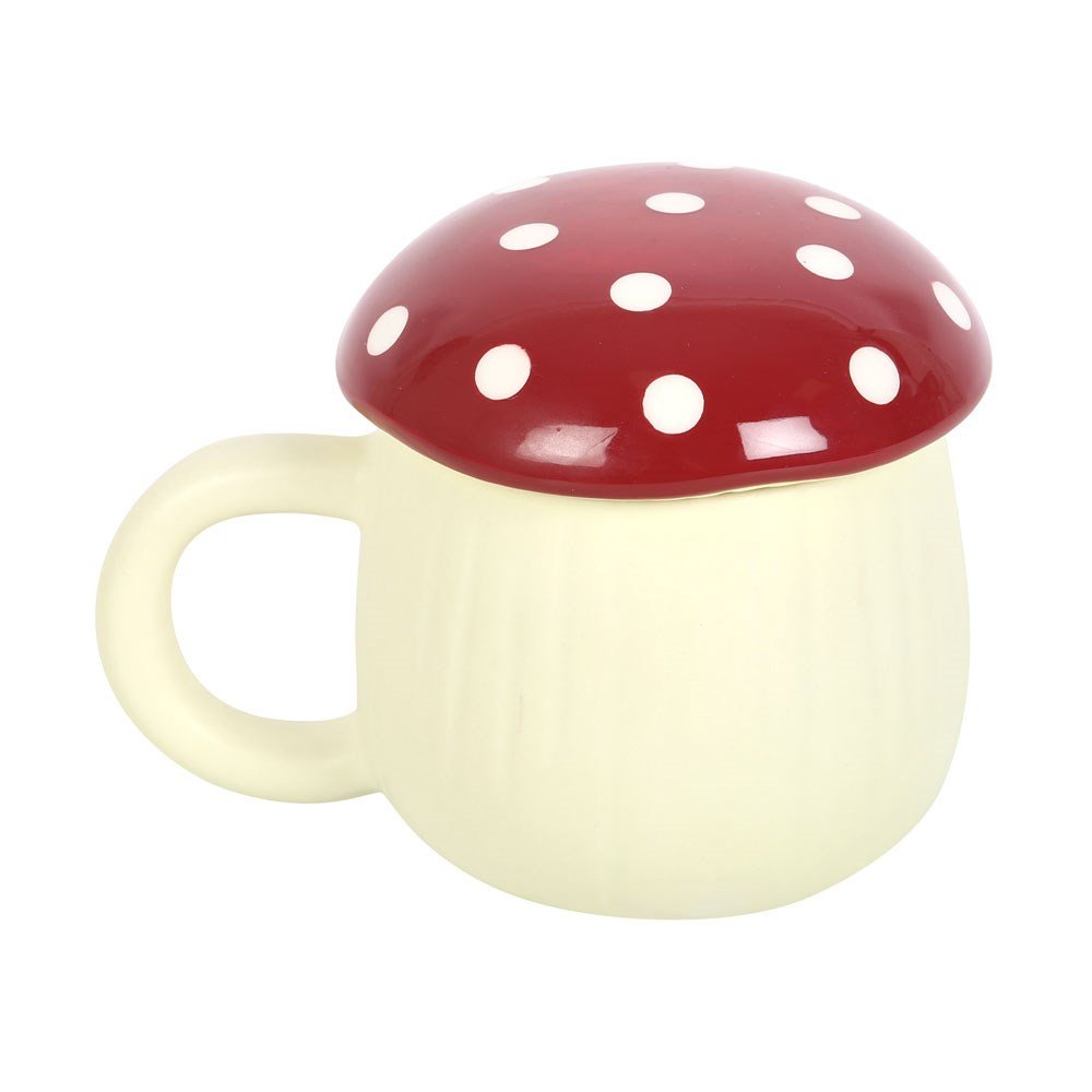 Mushroom Shaped Ceramic Mug - Mug - The Dark Rose Emporium