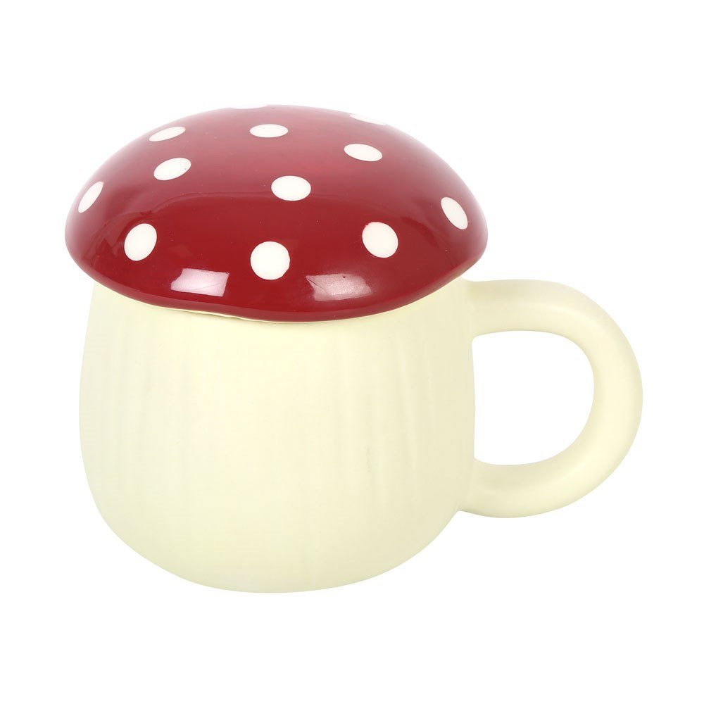 Mushroom Shaped Ceramic Mug - Mug - The Dark Rose Emporium