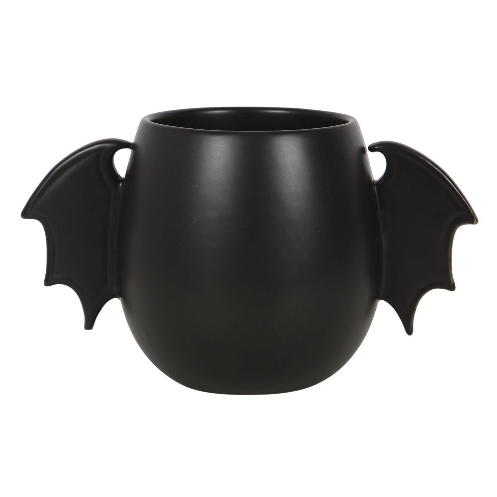 Bat Wing Ceramic Rounded Mug - Mug - The Dark Rose Emporium