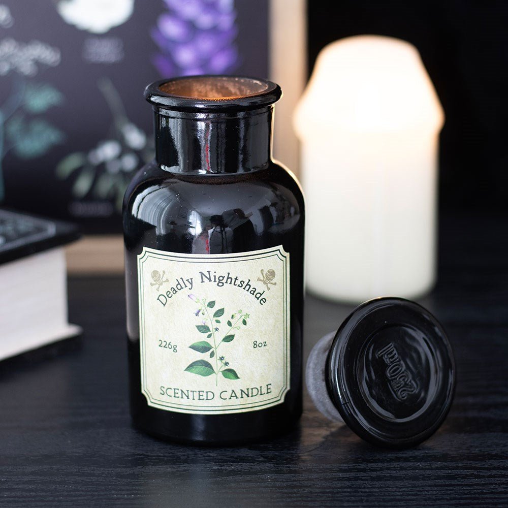 Venom & Vines Deadly Nightshade Apothecary Scented Candle - Candle - The Dark Rose Emporium