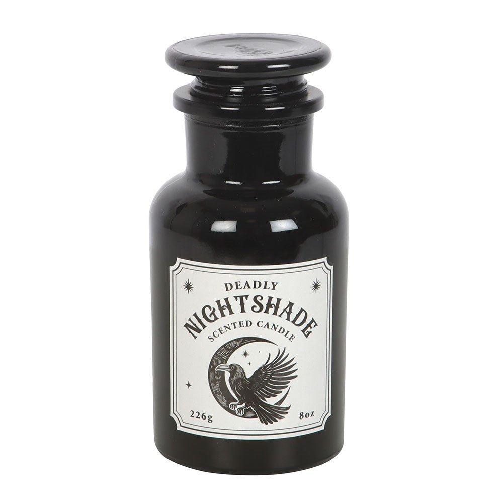 Mystic Raven Deadly Nightshade Scented Candle - Candle - The Dark Rose Emporium