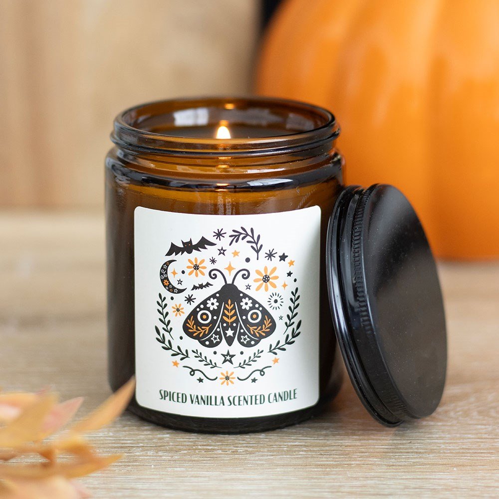 Frightful Folk Moth Spiced Vanilla Apothecary Candle - Candle - The Dark Rose Emporium