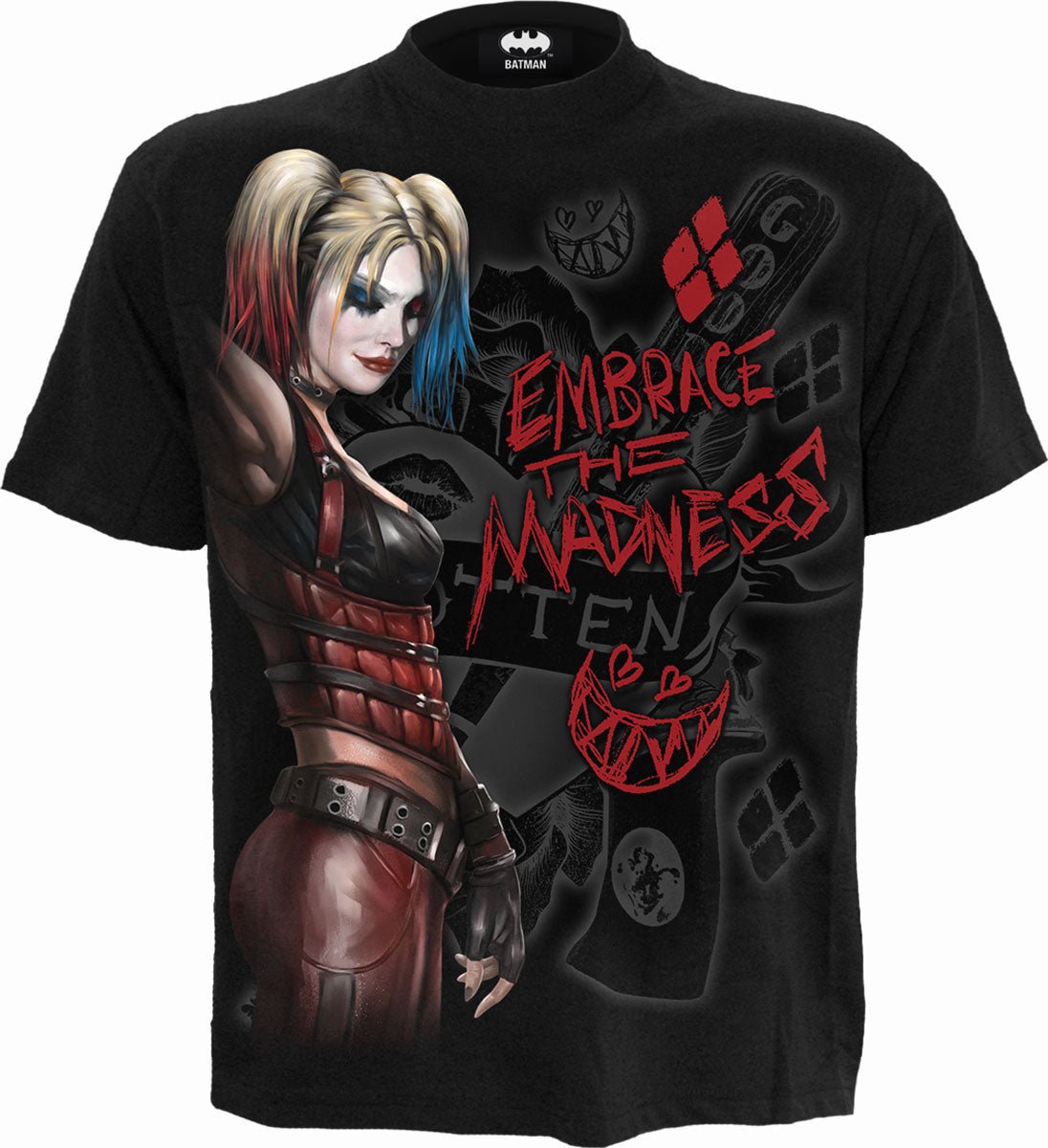 Harley Quinn - Embrace Madness Unisex T-shirt - T-shirt - The Dark Rose Emporium