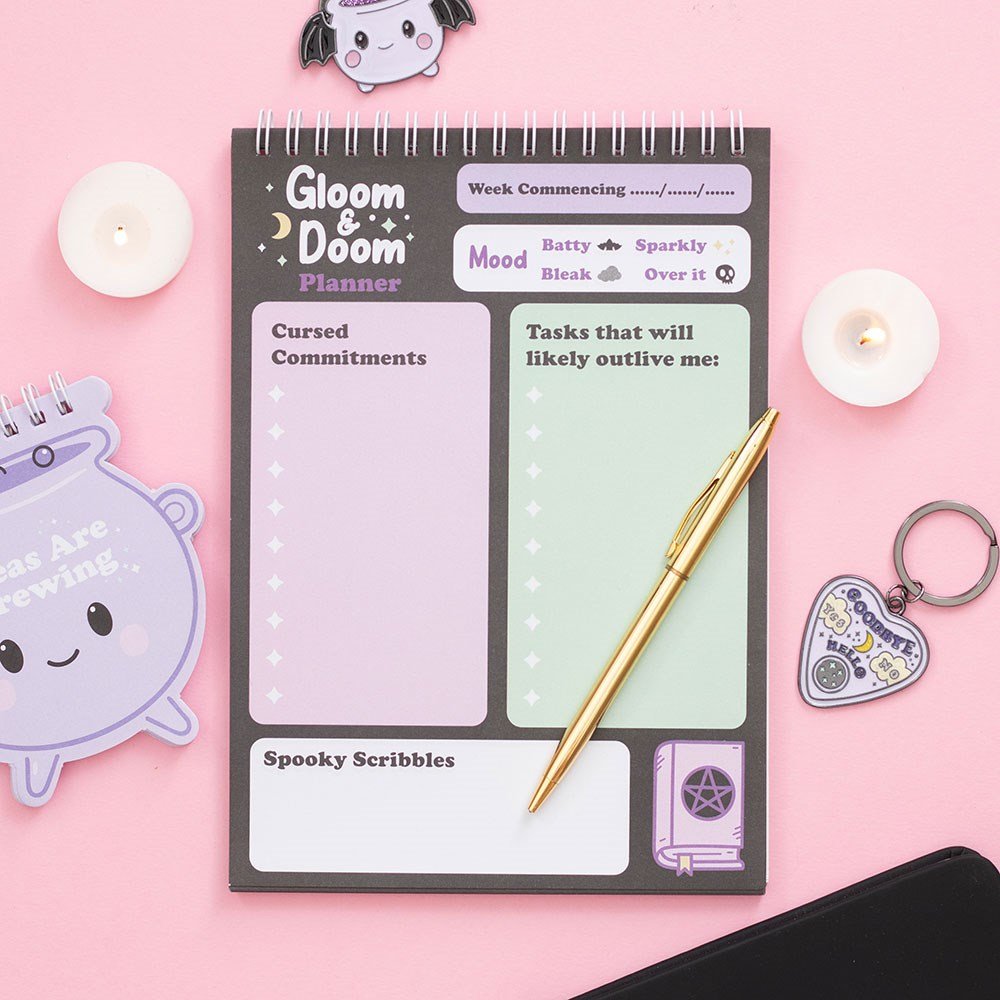 Candy Cauldron Gloom & Doom Desk Planner - Stationery - The Dark Rose Emporium