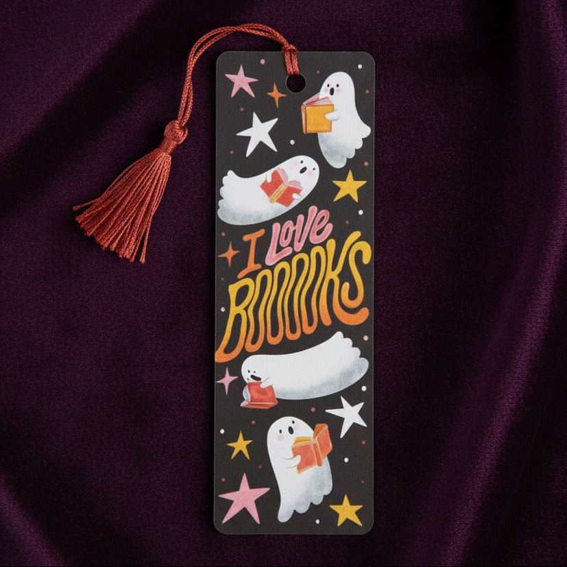 I Love Booooks Bookmark - Bookmark - The Dark Rose Emporium