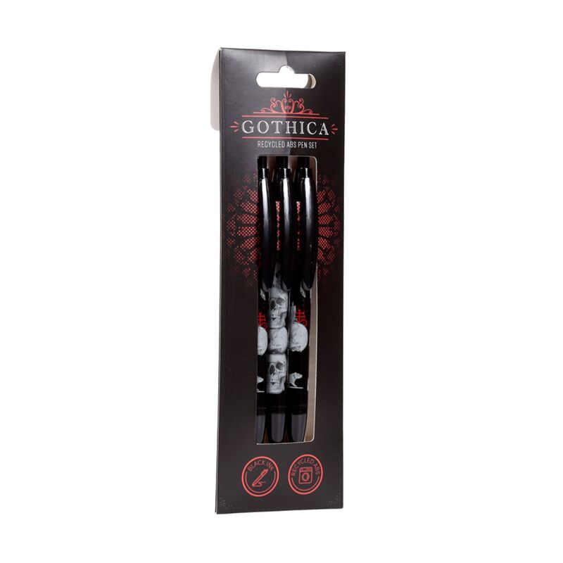 Gothica Pen - set - Pen - The Dark Rose Emporium