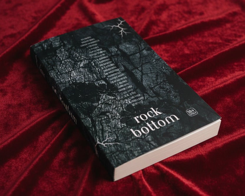Rock Bottom: A Multi-Genre Anthology, by Ivy Graves & Willow Lewis (softback, english edition) - Book - The Dark Rose Emporium