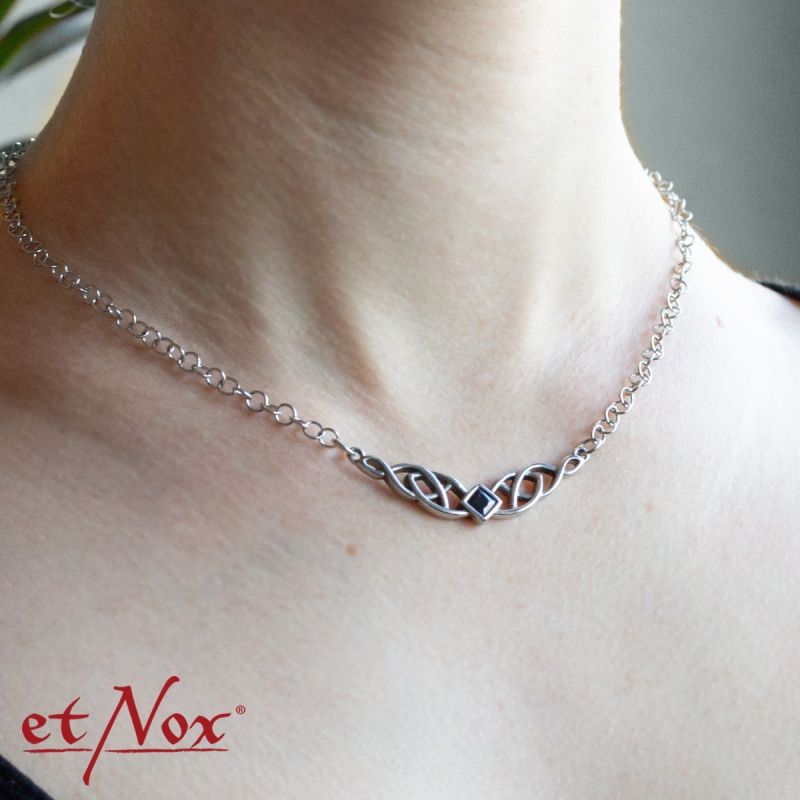Celtic, stainless steel necklace, from etNox - Necklace - The Dark Rose Emporium
