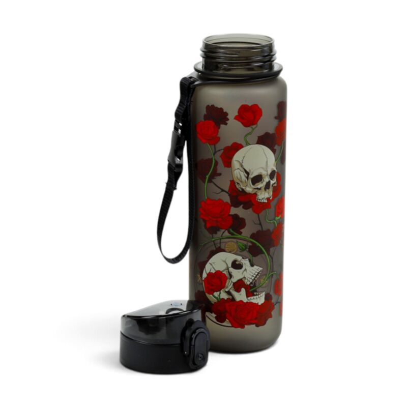 Skulls & Roses Pop Top Bottle - The Dark Rose Emporium