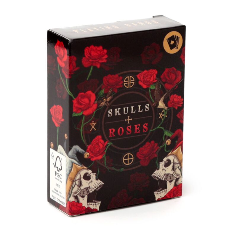 Skulls & Roses Playing Cards - Playing Cards - The Dark Rose Emporium