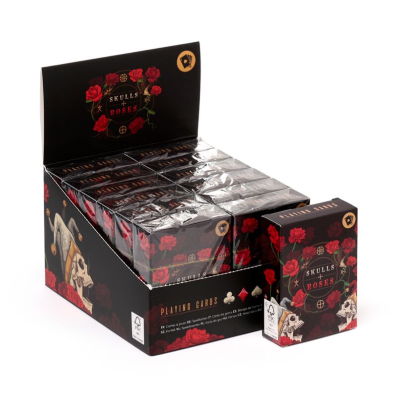 Skulls & Roses Playing Cards - Playing Cards - The Dark Rose Emporium