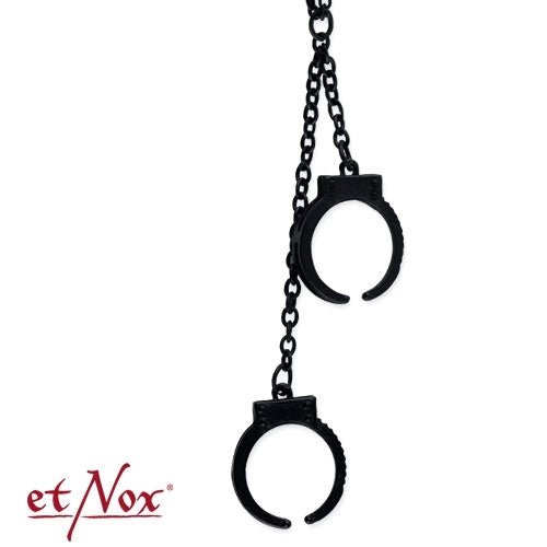 Handcuffs, necklace, from etNox - Necklace - The Dark Rose Emporium