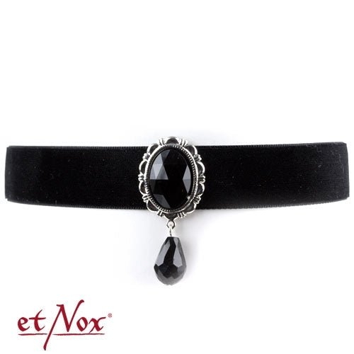 Black Velvet, choker, from etNox - Choker - The Dark Rose Emporium