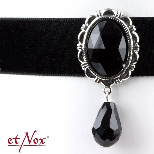 Black Velvet, choker, from etNox - Choker - The Dark Rose Emporium