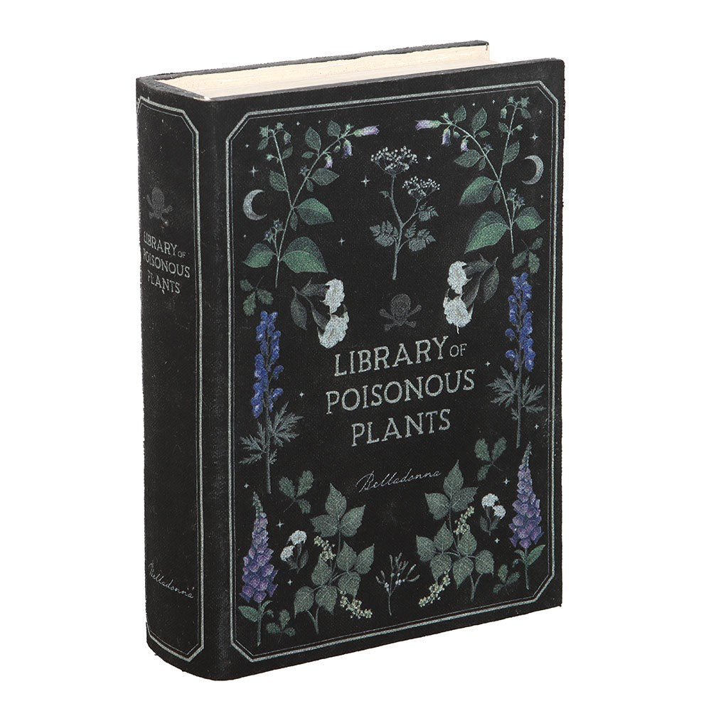 Library of Poisonous Plants Book Shaped Storage Box - Box - The Dark Rose Emporium
