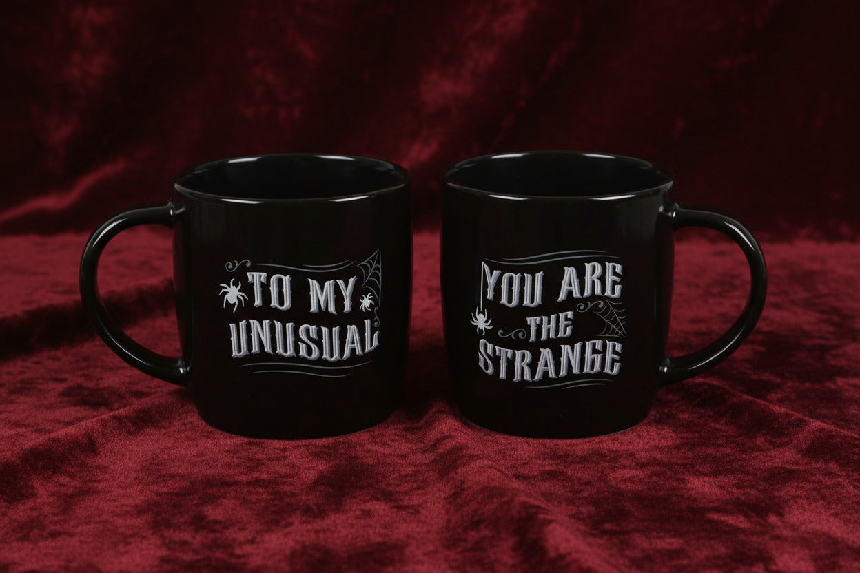 Strange And Unusual Couples Ceramic Mug Set - Mug - The Dark Rose Emporium