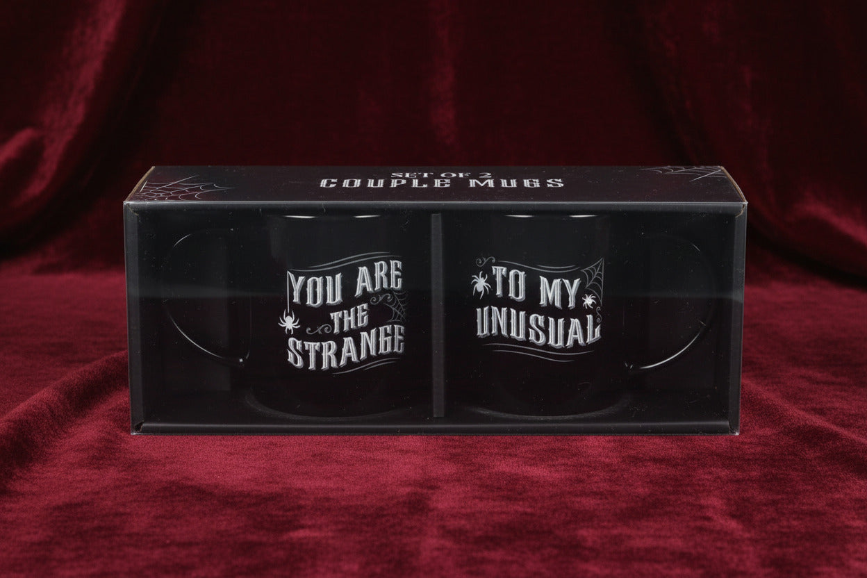 Strange And Unusual Couples Ceramic Mug Set - Mug - The Dark Rose Emporium