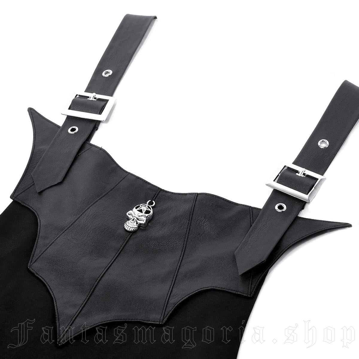 Baby Bat Pinafore Skirt - Skirt - The Dark Rose Emporium