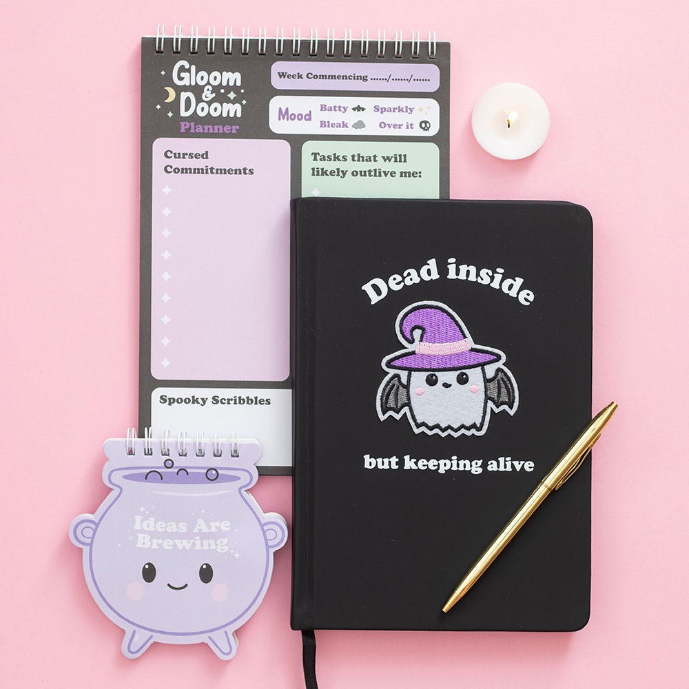 Candy Cauldron Ideas Are Brewing Cauldron Notepad - Stationery - The Dark Rose Emporium