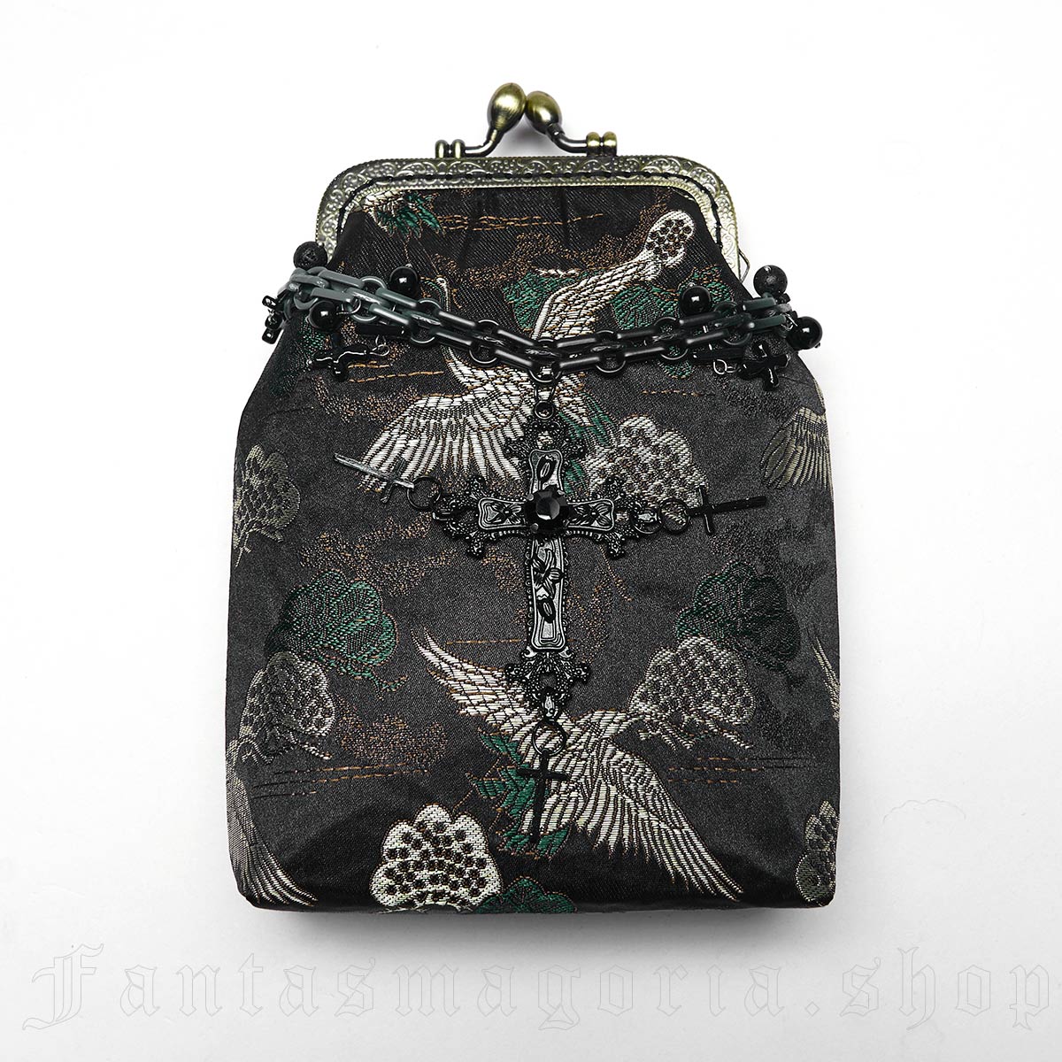 Crane Nocturne Purse - Purse - The Dark Rose Emporium