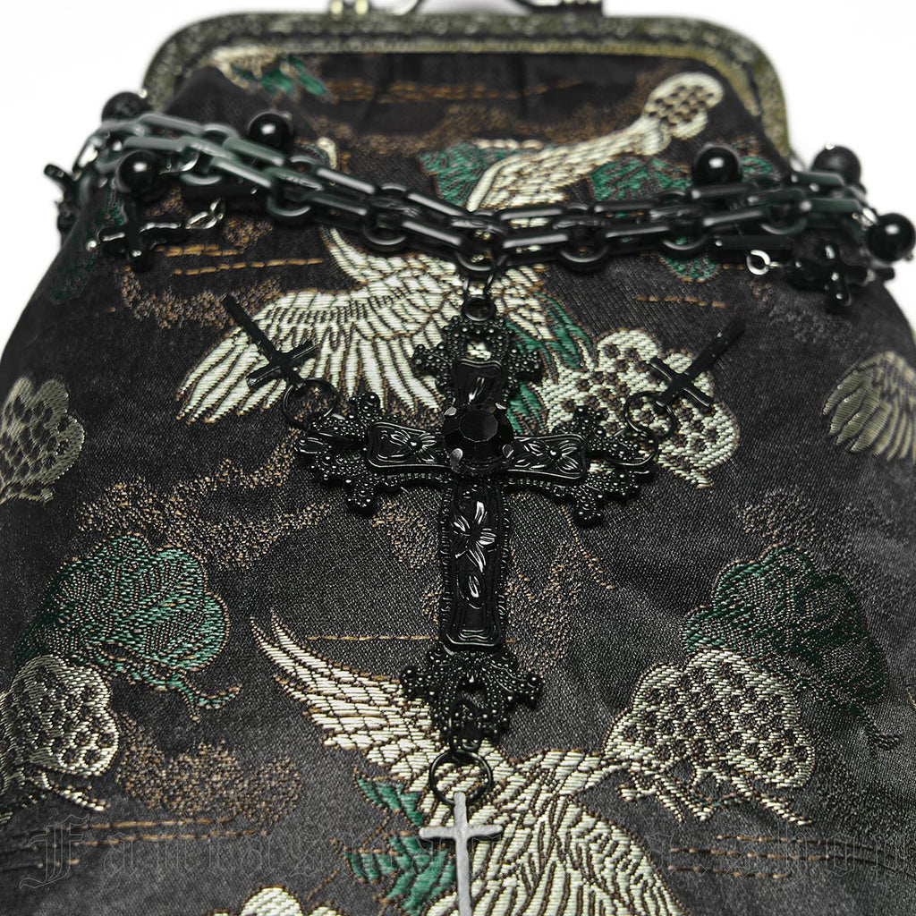 Crane Nocturne Purse - Purse - The Dark Rose Emporium