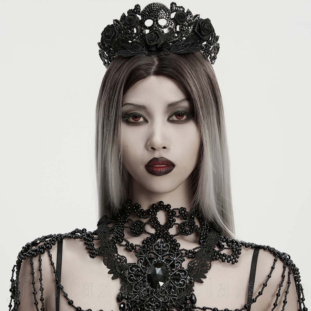 Day of the Dead Tiara Crown - Tiara - The Dark Rose Emporium