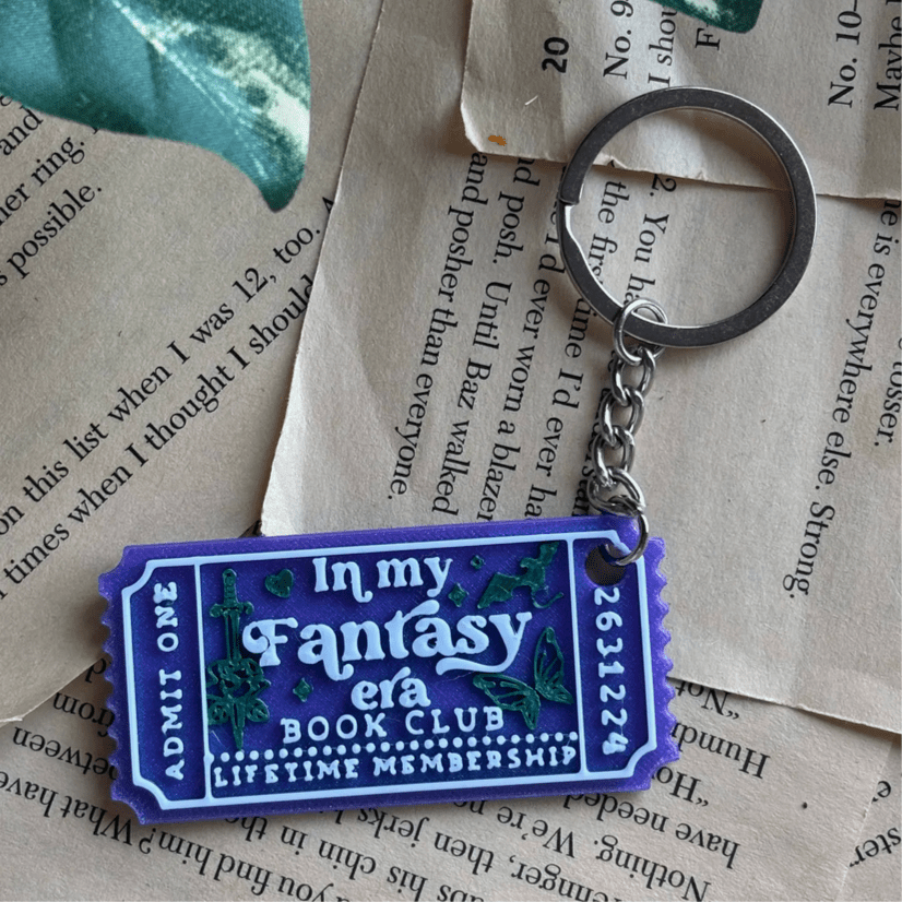 Keyring - In My Fantasy Era - Keyring - The Dark Rose Emporium