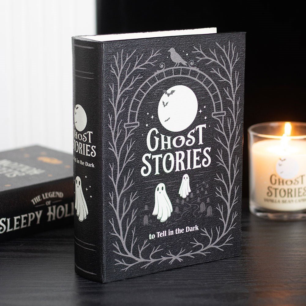 The Haunted Library Ghost Stories Book-Shaped Storage Box - Storage Box - The Dark Rose Emporium