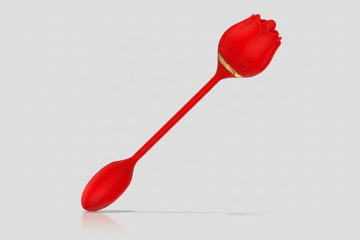 MIA - VIENNA DOUBLE PLEASURE LICKING + VIBRATING EGG - Sex Toy - The Dark Rose Emporium
