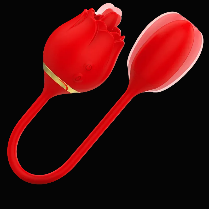 MIA - VIENNA DOUBLE PLEASURE LICKING + VIBRATING EGG - Sex Toy - The Dark Rose Emporium
