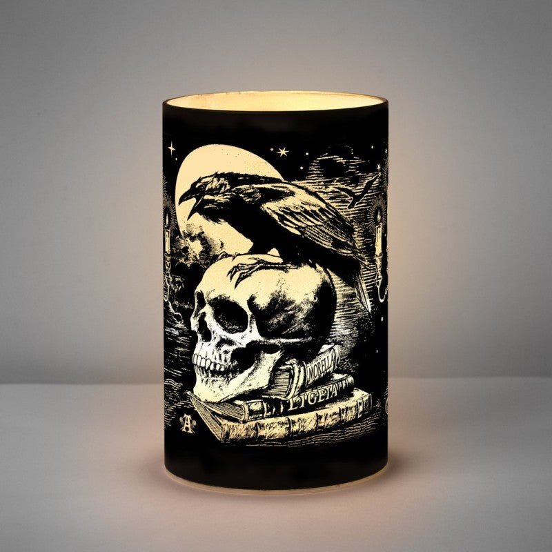 Poe's Raven Lantern - Lamp - The Dark Rose Emporium
